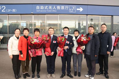 【载誉凯旋】我院支援突尼斯医疗队队员龚维良、曾胜荣载誉凯旋 【载誉凯旋】我院支援突尼斯医疗队队员龚维良、曾胜荣载誉凯旋